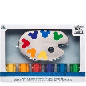 Disney Ink and Paint shot glasses and tray